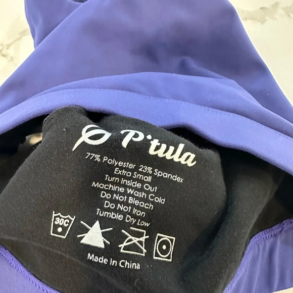 Ptula Faith Sports Bra - purple - XS no pads G0176 - Picture 3 of 5